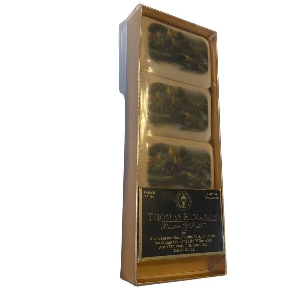 Thomas Kincade Art Alda's Forever Soap French Milled Almond Fragrance NWT